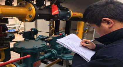 现场检验管道中气体压力